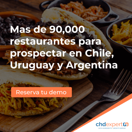 Más de 90,000 restaurantes para prospectar en Argentina, Chile y Uruguay